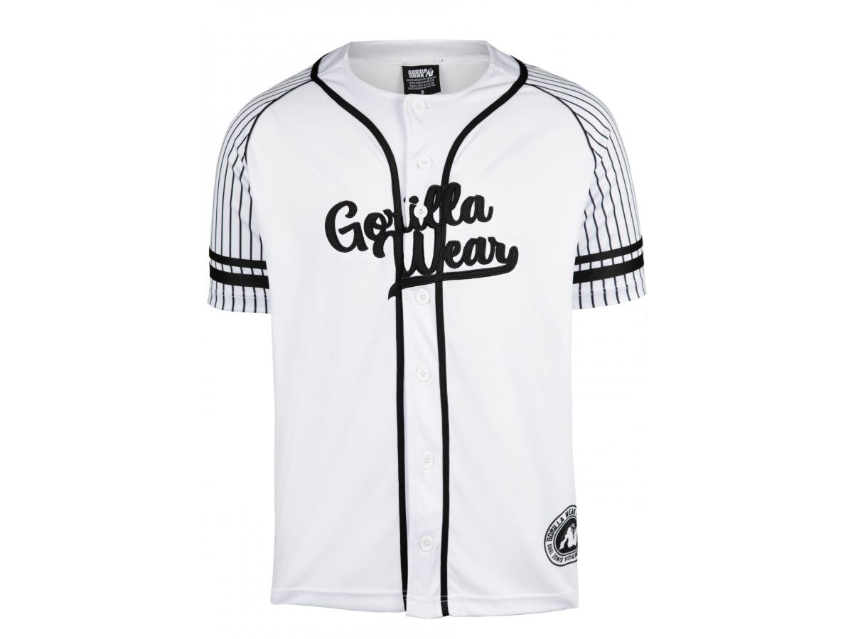 GORILLA WEAR - 82 BASEBALL JERSEY WHITE - FEHÉR PÓLÓ