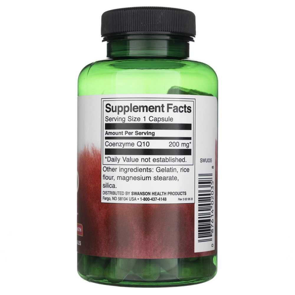 SWANSON - COQ10 200 MG - 90 KAPSZULA SWANSON - COQ10 200 MG - 90 KAPSZULA