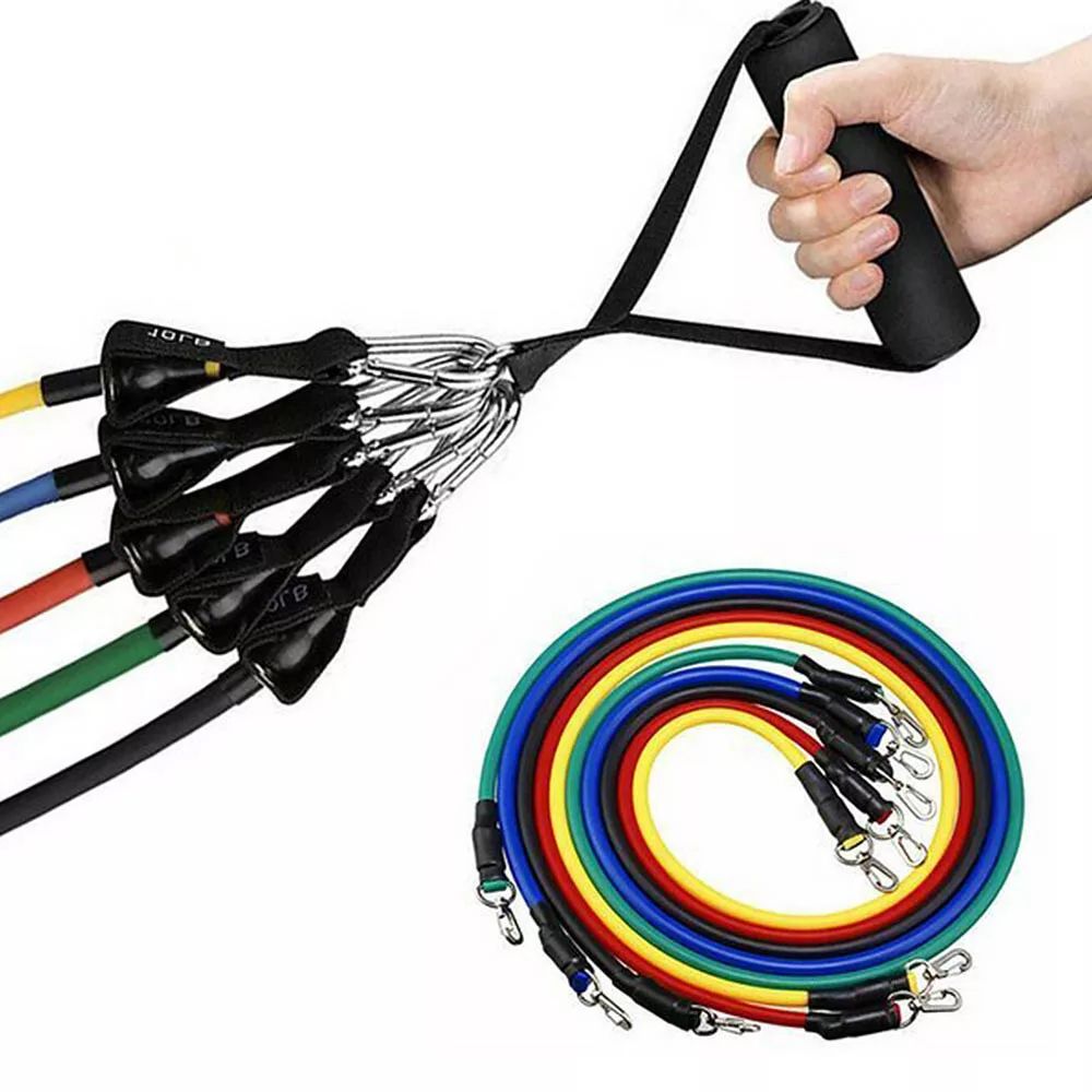 OSTROVIT - EXPANDER TRAINING BANDS SET - 5 GUMIKÖTÉLBŐL ÁLLÓ EDZŐSZETT - 1 CSOMAG OSTROVIT - EXPANDER TRAINING BANDS SET - 5 GUMIKÖTÉLBŐL ÁLLÓ EDZŐSZETT - 1 CSOMAG