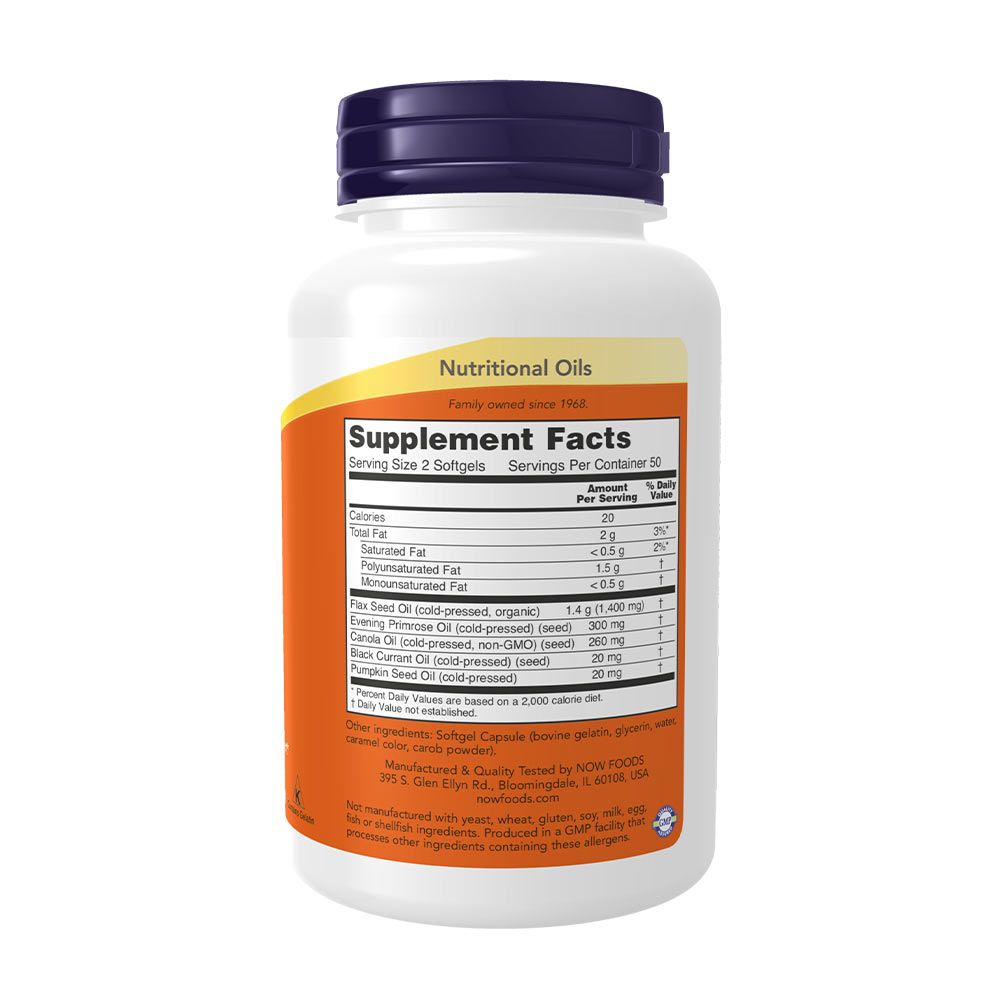 NOW - OMEGA 3-6-9 1000 MG - 100 KAPSZULA NOW - OMEGA 3-6-9 1000 MG - 100 KAPSZULA