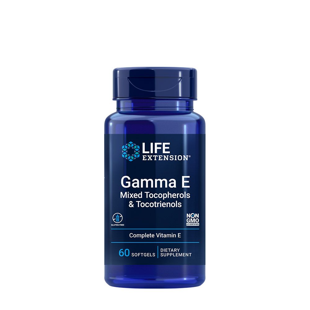 LIFE EXTENSION - GAMMA E MIXED TOCOPHEROLS & TOCOTRIENOLS - 60 KAPSZULA LIFE EXTENSION - GAMMA E MIXED TOCOPHEROLS & TOCOTRIENOLS - 60 KAPSZULA