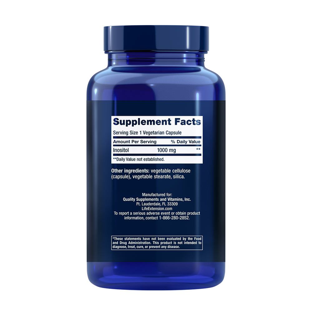 LIFE EXTENSION - INOSITOL CAPS - 360 KAPSZULA LIFE EXTENSION - INOSITOL CAPS - 360 KAPSZULA