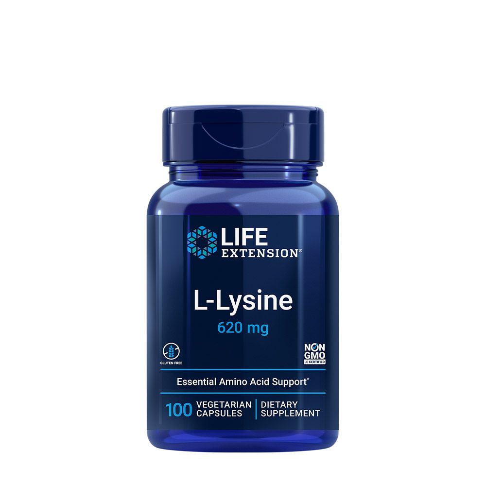 LIFE EXTENSION - L-LYSINE 620 MG - 100 KAPSZULA LIFE EXTENSION - L-LYSINE 620 MG - 100 KAPSZULA