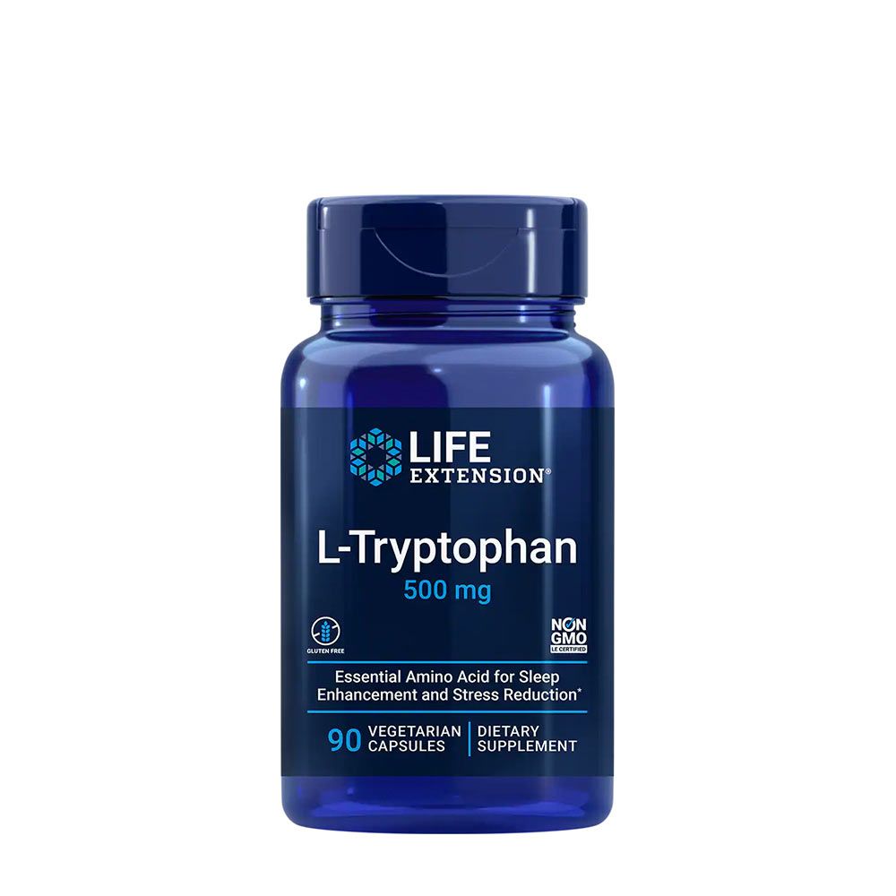 LIFE EXTENSION - L-TRYPTOPHAN - 90 KAPSZULA LIFE EXTENSION - L-TRYPTOPHAN - 90 KAPSZULA