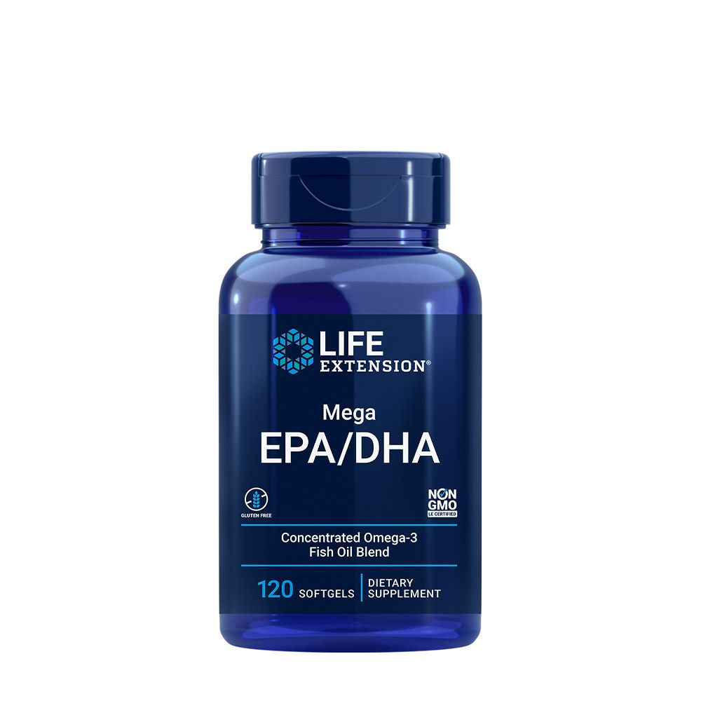 LIFE EXTENSION - MEGA EPA/DHA - 120 KAPSZULA LIFE EXTENSION - MEGA EPA/DHA - 120 KAPSZULA