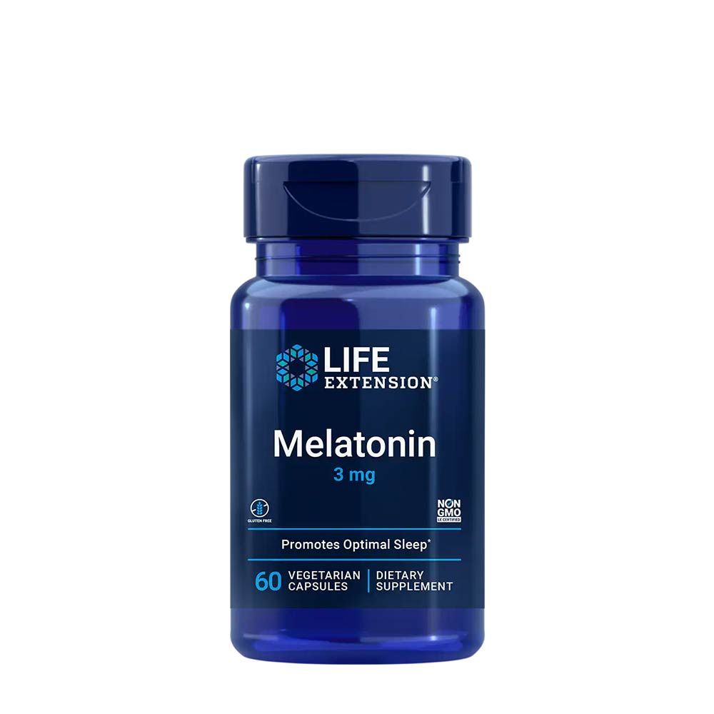 LIFE EXTENSION - MELATONIN 3 MG - 60 KAPSZULA LIFE EXTENSION - MELATONIN 3 MG - 60 KAPSZULA
