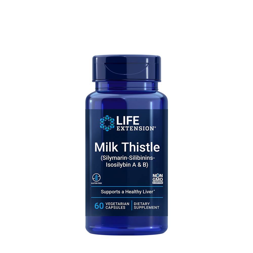 LIFE EXTENSION - MILK THISTLE (SILYMARIN SILIBININS ISOSILYBIN A & B) - 60 KAPSZULA LIFE EXTENSION - MILK THISTLE (SILYMARIN SILIBININS ISOSILYBIN A & B) - 60 KAPSZULA