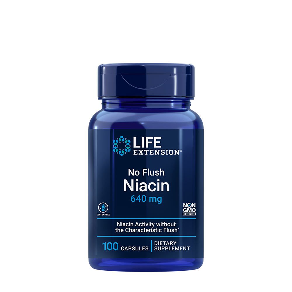LIFE EXTENSION - NO FLUSH NIACIN 640 MG - 100 KAPSZULA LIFE EXTENSION - NO FLUSH NIACIN 640 MG - 100 KAPSZULA