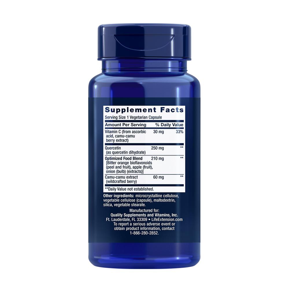 LIFE EXTENSION - OPTIMIZED QUERCETIN 250 MG - 60 KAPSZULA LIFE EXTENSION - OPTIMIZED QUERCETIN 250 MG - 60 KAPSZULA