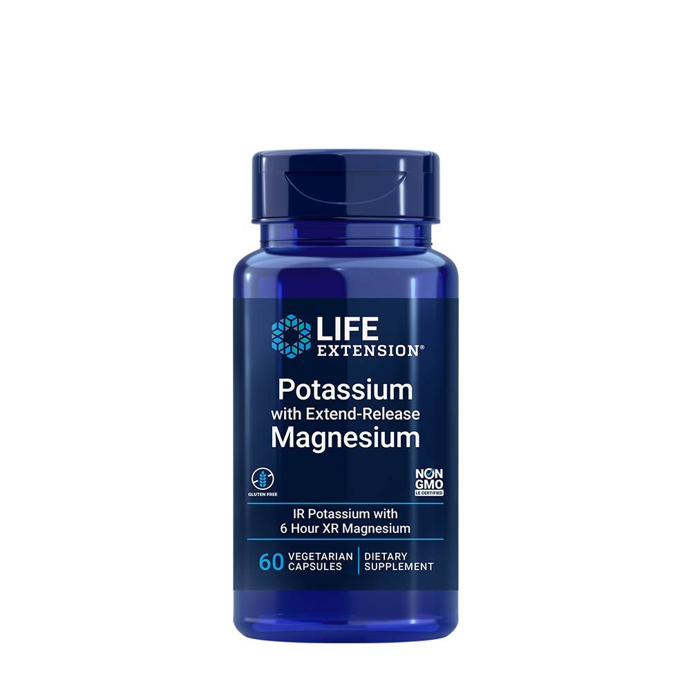 LIFE EXTENSION - POTASSIUM WITH EXTEND-RELEASE MAGNESIUM - 60 KAPSZULA LIFE EXTENSION - POTASSIUM WITH EXTEND-RELEASE MAGNESIUM - 60 KAPSZULA