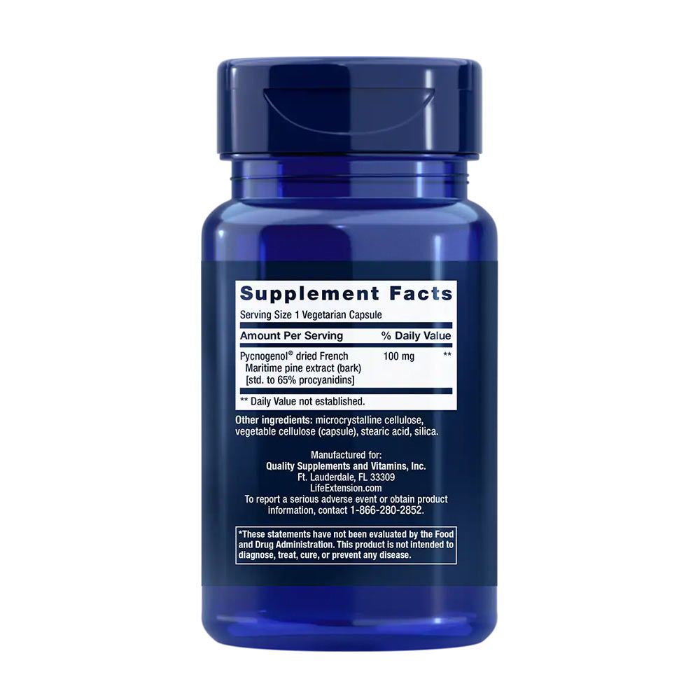LIFE EXTENSION - PYCNOGENOL 100 MG - 60 KAPSZULA LIFE EXTENSION - PYCNOGENOL 100 MG - 60 KAPSZULA