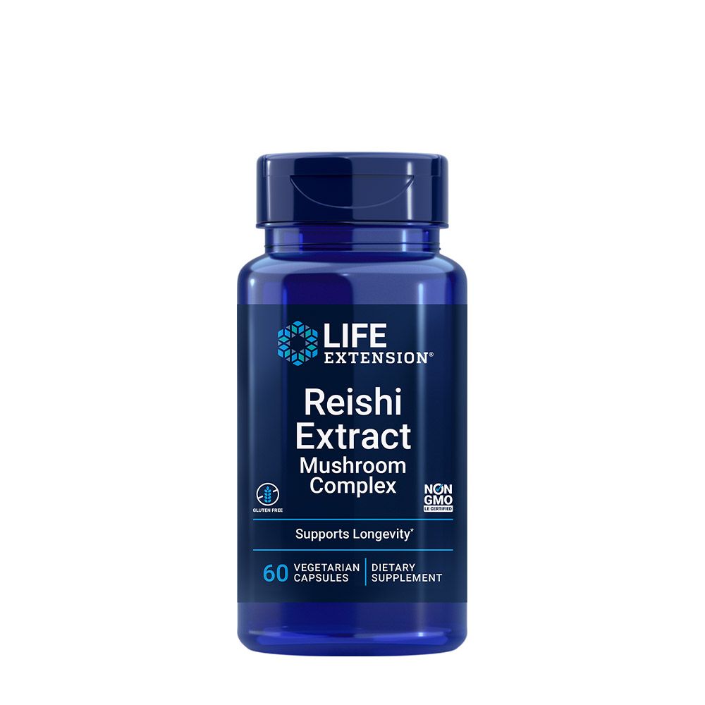 LIFE EXTENSION - REISHI EXTRACT MUSHROOM COMPLEX - 60 KAPSZULA LIFE EXTENSION - REISHI EXTRACT MUSHROOM COMPLEX - 60 KAPSZULA
