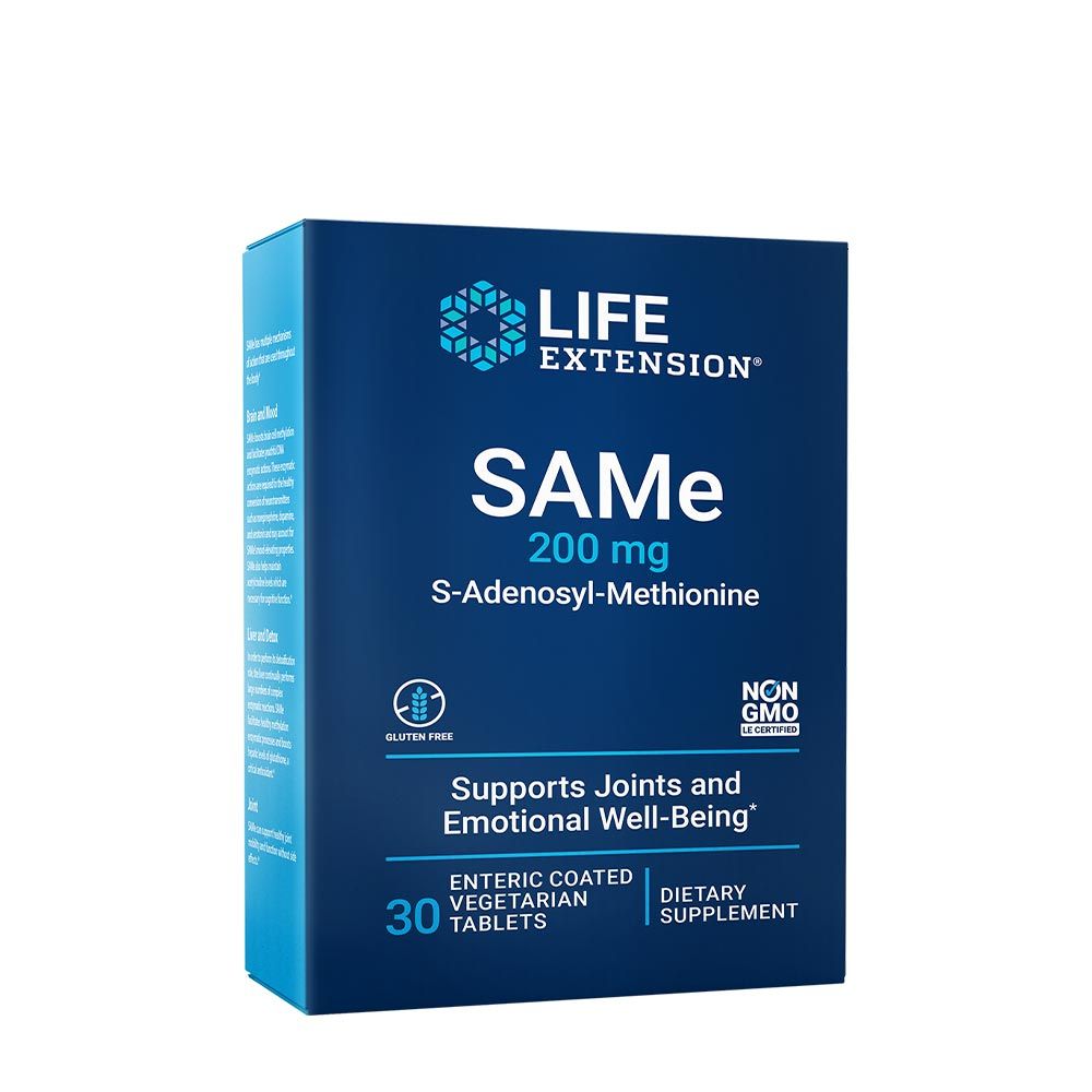 LIFE EXTENSION - SAME 200 MG (S-ADENOSYL-METHIONINE) - 30 TABLETTA LIFE EXTENSION - SAME 200 MG (S-ADENOSYL-METHIONINE) - 30 TABLETTA