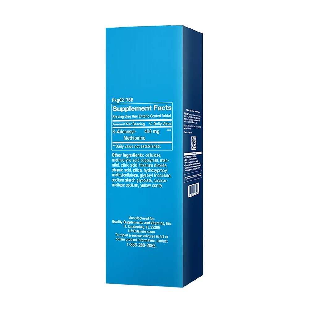 LIFE EXTENSION - SAME 400 MG (S-ADENOSYL-METHIONINE) - 30 TABLETTA LIFE EXTENSION - SAME 400 MG (S-ADENOSYL-METHIONINE) - 30 TABLETTA