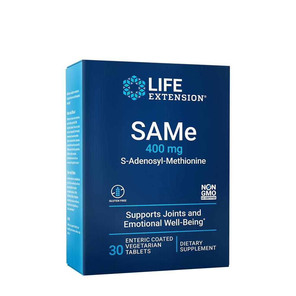 LIFE EXTENSION - SAME 400 MG (S-ADENOSYL-METHIONINE) - 30 TABLETTA LIFE EXTENSION - SAME 400 MG (S-ADENOSYL-METHIONINE) - 30 TABLETTA