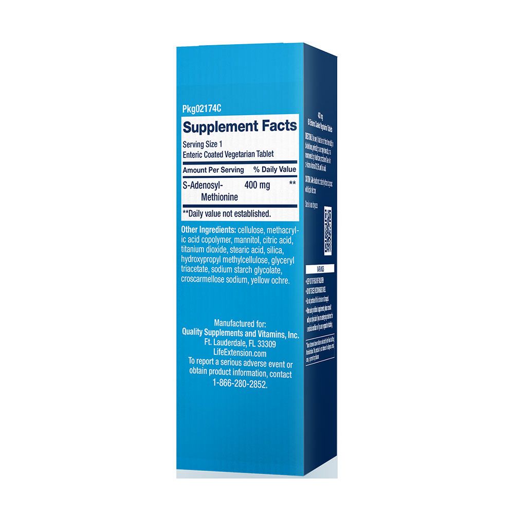 LIFE EXTENSION - SAME 400 MG (S-ADENOSYL-METHIONINE) - 60 TABLETTA LIFE EXTENSION - SAME 400 MG (S-ADENOSYL-METHIONINE) - 60 TABLETTA