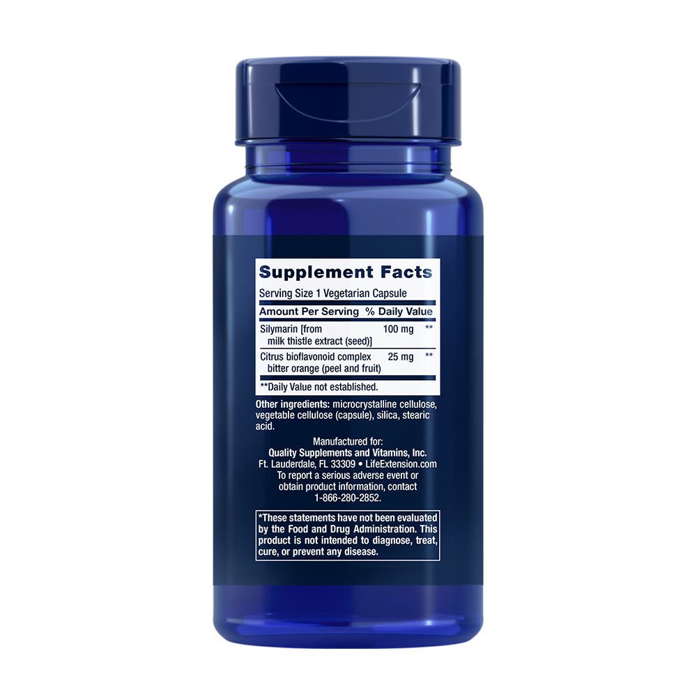LIFE EXTENSION - SILYMARIN 100 MG - 90 KAPSZULA LIFE EXTENSION - SILYMARIN 100 MG - 90 KAPSZULA