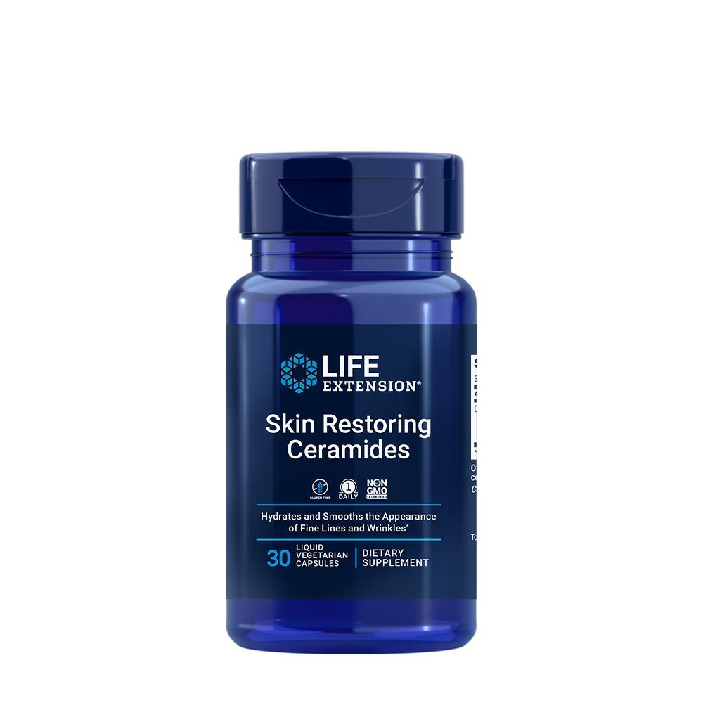 LIFE EXTENSION - SKIN RESTORING CERAMIDES - 30 KAPSZULA LIFE EXTENSION - SKIN RESTORING CERAMIDES - 30 KAPSZULA