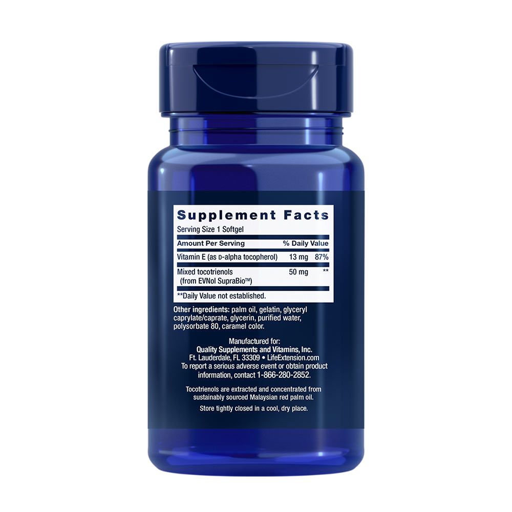 LIFE EXTENSION - SUPER ABSORBABLE TOCOTRIENOLS - 60 KAPSZULA LIFE EXTENSION - SUPER ABSORBABLE TOCOTRIENOLS - 60 KAPSZULA