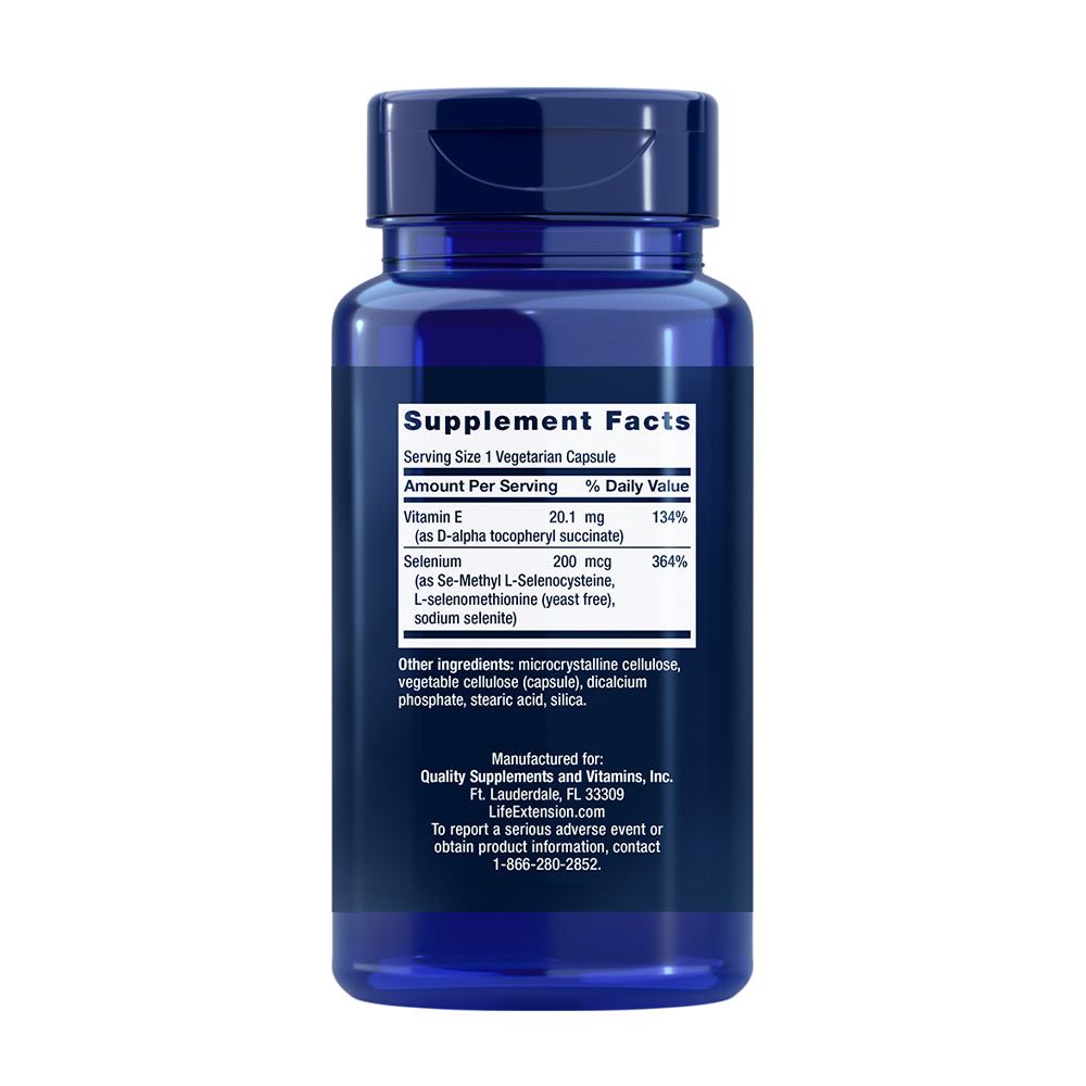 LIFE EXTENSION - SUPER SELENIUM COMPLEX 200 MCG - 100 KAPSZULA LIFE EXTENSION - SUPER SELENIUM COMPLEX 200 MCG - 100 KAPSZULA
