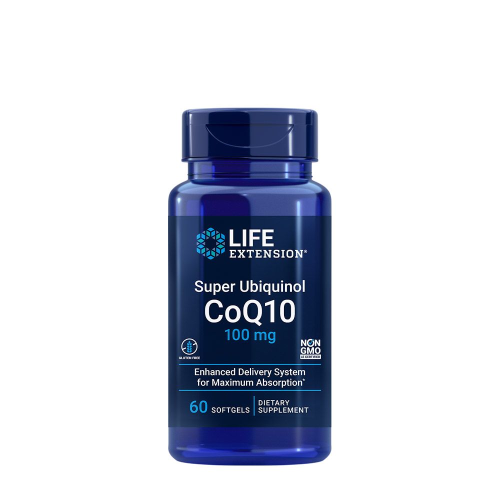 LIFE EXTENSION - SUPER UBIQUINOL COQ10 100 MG - 60 KAPSZULA LIFE EXTENSION - SUPER UBIQUINOL COQ10 100 MG - 60 KAPSZULA
