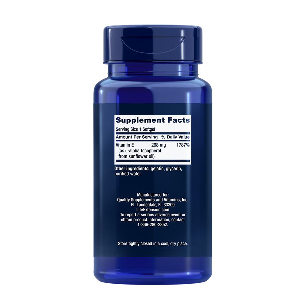 LIFE EXTENSION - SUPER VITAMIN E 268 MG - 90 KAPSZULA LIFE EXTENSION - SUPER VITAMIN E 268 MG - 90 KAPSZULA