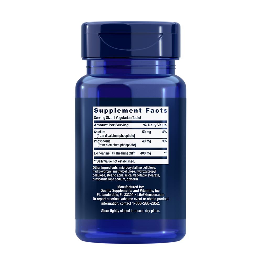LIFE EXTENSION - THEANINE XR STRESS RELIEF - 30 TABLETTA LIFE EXTENSION - THEANINE XR STRESS RELIEF - 30 TABLETTA