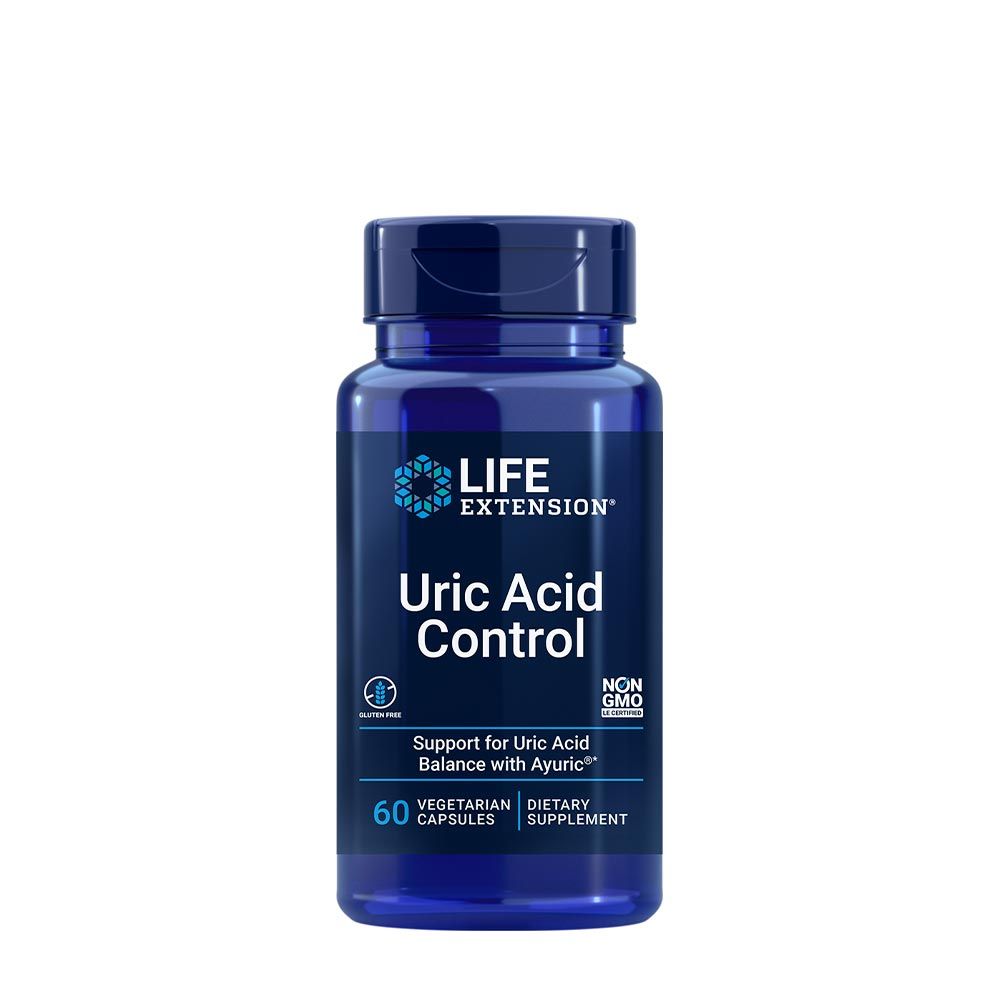 LIFE EXTENSION - URIC ACID CONTROL - 60 KAPSZULA
