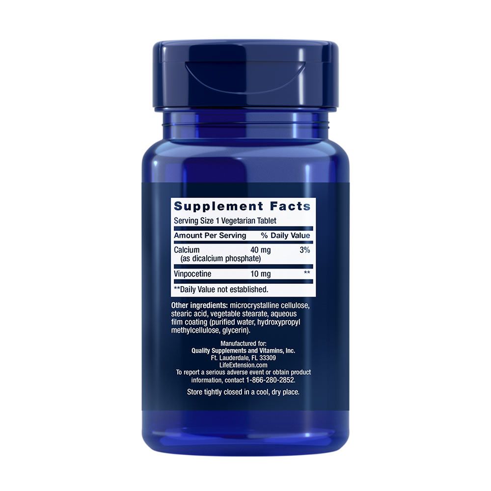 LIFE EXTENSION - VINPOCETINE 10 MG - 100 TABLETTA LIFE EXTENSION - VINPOCETINE 10 MG - 100 TABLETTA