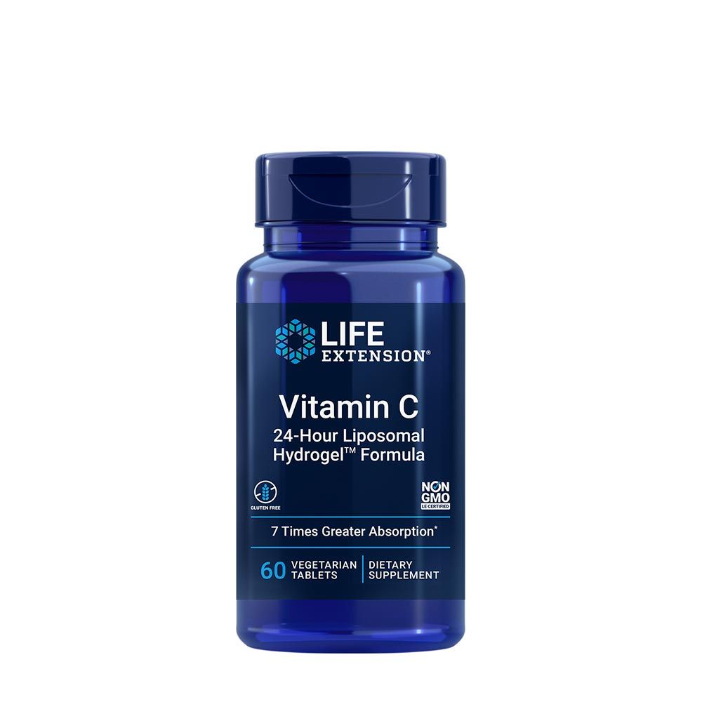 LIFE EXTENSION - VITAMIN C 24-HOUR LIPOSOMAL HYDROGEL FORMULA - 60 TABLETTA LIFE EXTENSION - VITAMIN C 24-HOUR LIPOSOMAL HYDROGEL FORMULA - 60 TABLETTA