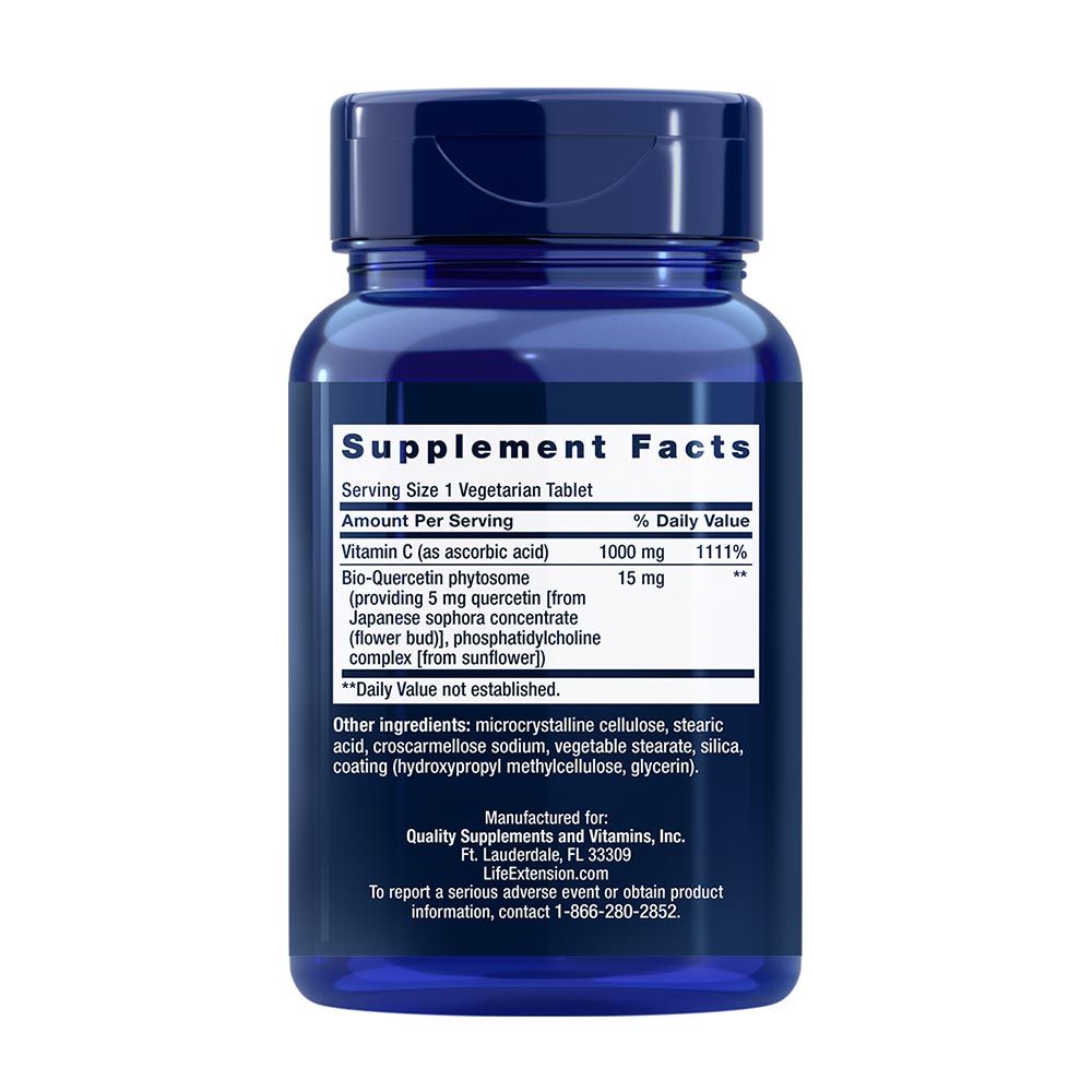 LIFE EXTENSION - VITAMIN C AND BIO-QUERCETIN PHYTOSOME - 60 TABLETTA LIFE EXTENSION - VITAMIN C AND BIO-QUERCETIN PHYTOSOME - 60 TABLETTA