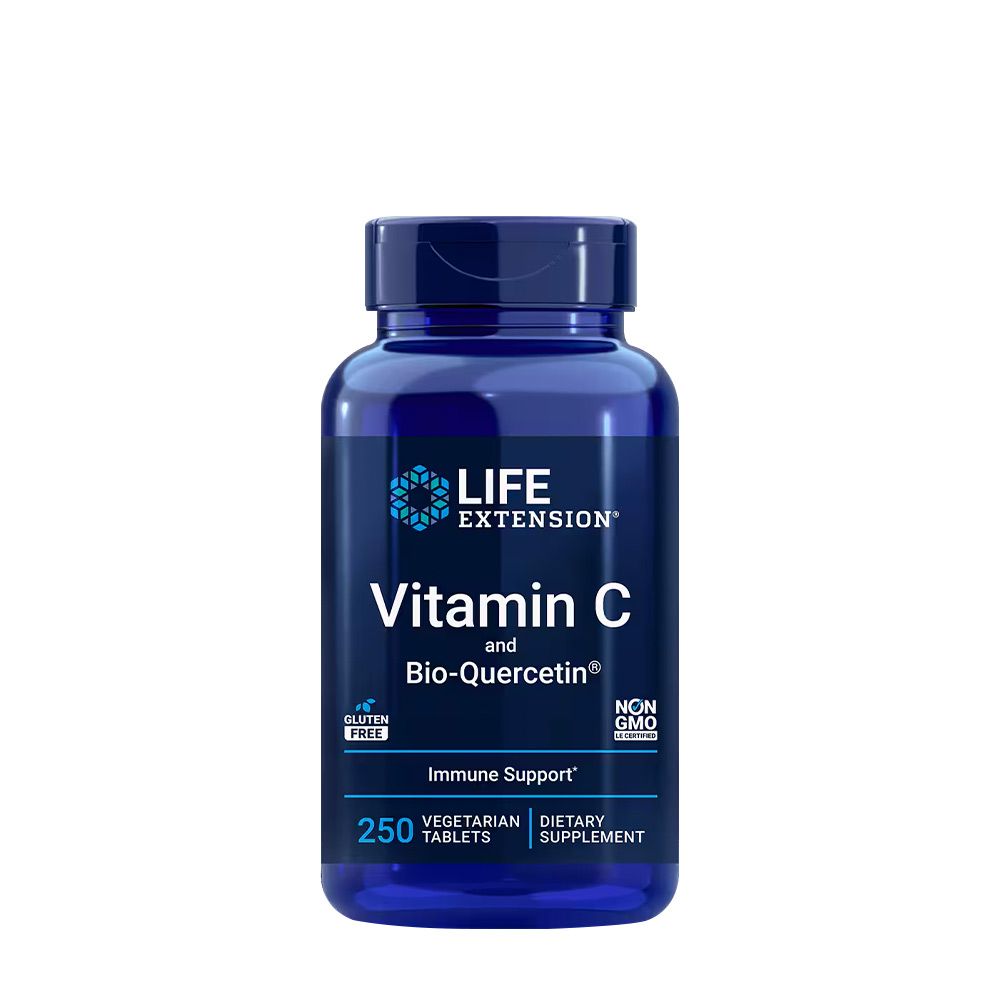LIFE EXTENSION - VITAMIN C WITH BIO-QUERCETIN PHYTOSOME - 250 TABLETTA LIFE EXTENSION - VITAMIN C WITH BIO-QUERCETIN PHYTOSOME - 250 TABLETTA