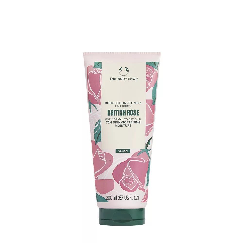 THE BODY SHOP - BRITISH ROSE BODY LOTION - BRITISH ROSE TESTÁPOLÓ - 200 ML