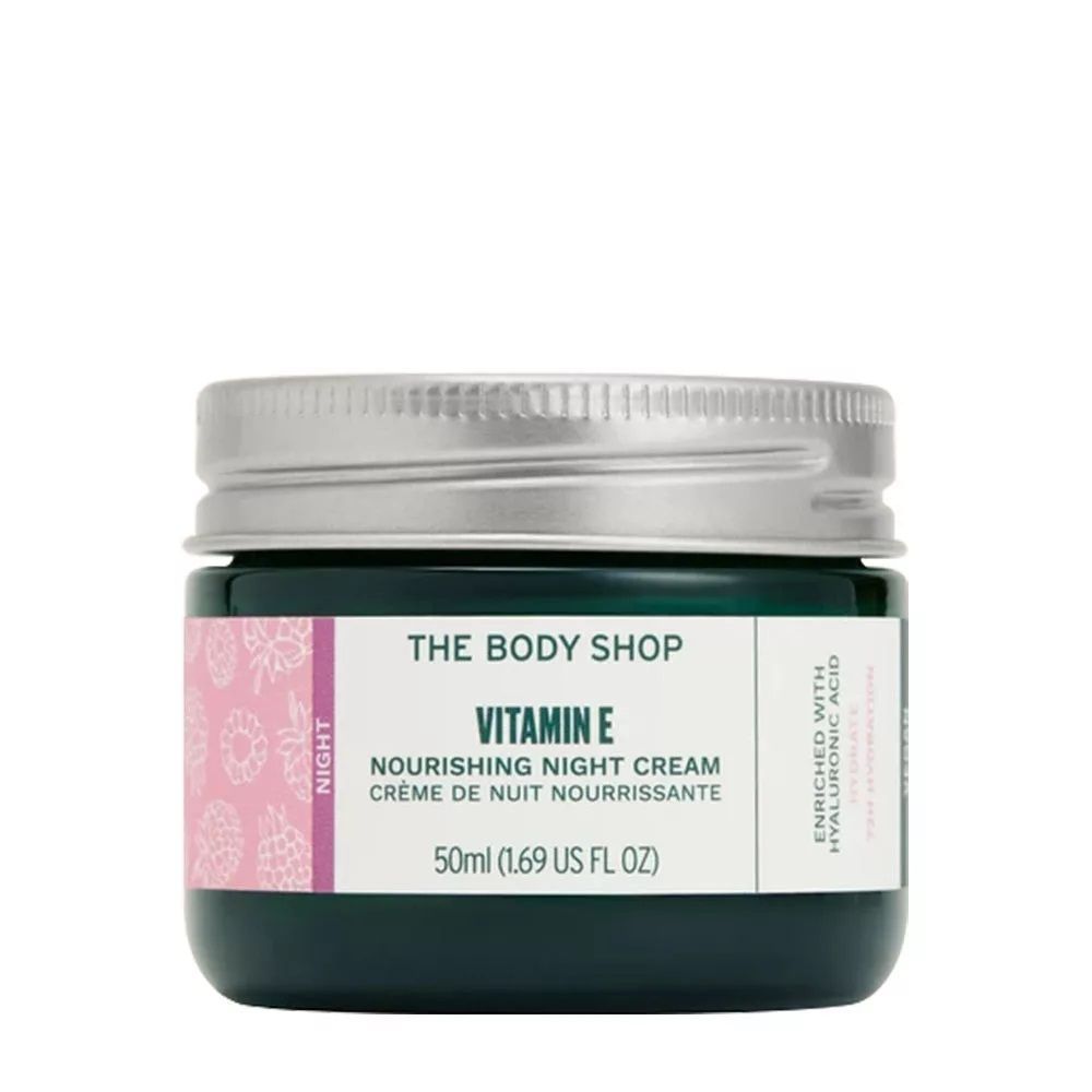 THE BODY SHOP - NIGHT CREAM VITAMIN E - ÉJSZAKAI ARCKRÉM E-VITAMINNAL - 50 ML THE BODY SHOP - NIGHT CREAM VITAMIN E - ÉJSZAKAI ARCKRÉM E-VITAMINNAL - 50 ML