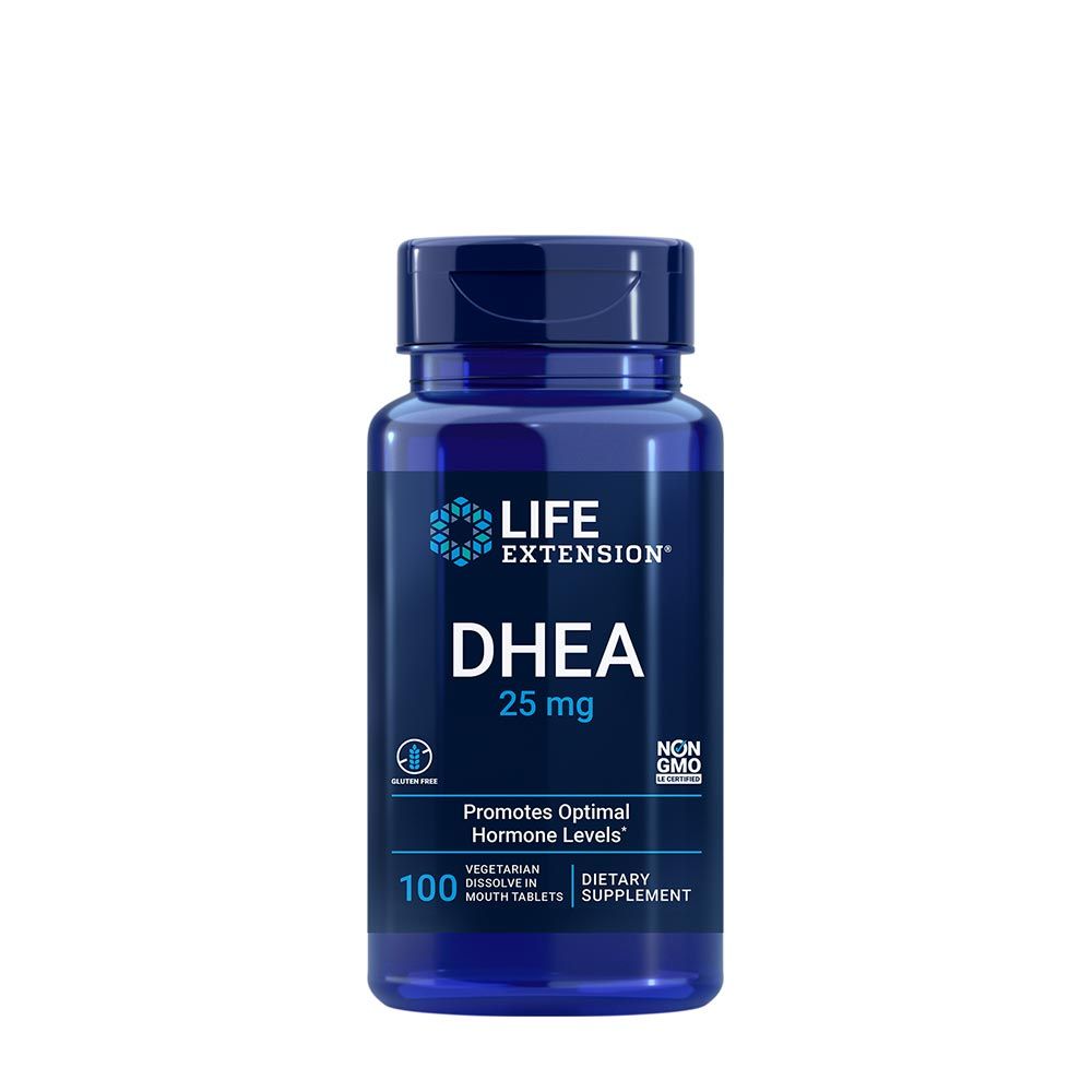 LIFE EXTENSION - DHEA 25 MG - DISSOLVE IN MOUTH TABLETS - SZÁJBAN OLDÓDÓ FORMULA - 100 TABLETTA LIFE EXTENSION - DHEA 25 MG - DISSOLVE IN MOUTH TABLETS - SZÁJBAN OLDÓDÓ FORMULA - 100 TABLETTA
