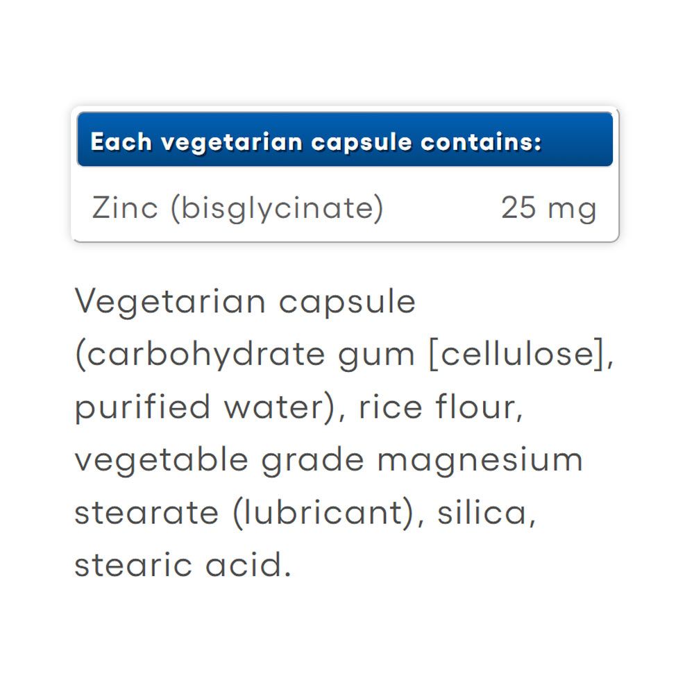 NATURAL FACTORS - CINK BISZGLICINÁT 25 MG - 120 KAPSZULA