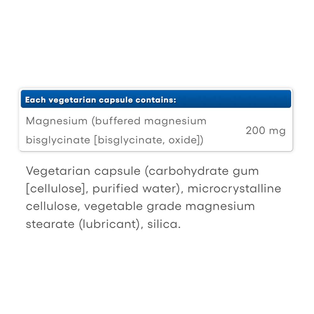 NATURAL FACTORS - MAGNESIUM BISGLYCINATE PURE 200 MG - 250 KAPSZULA