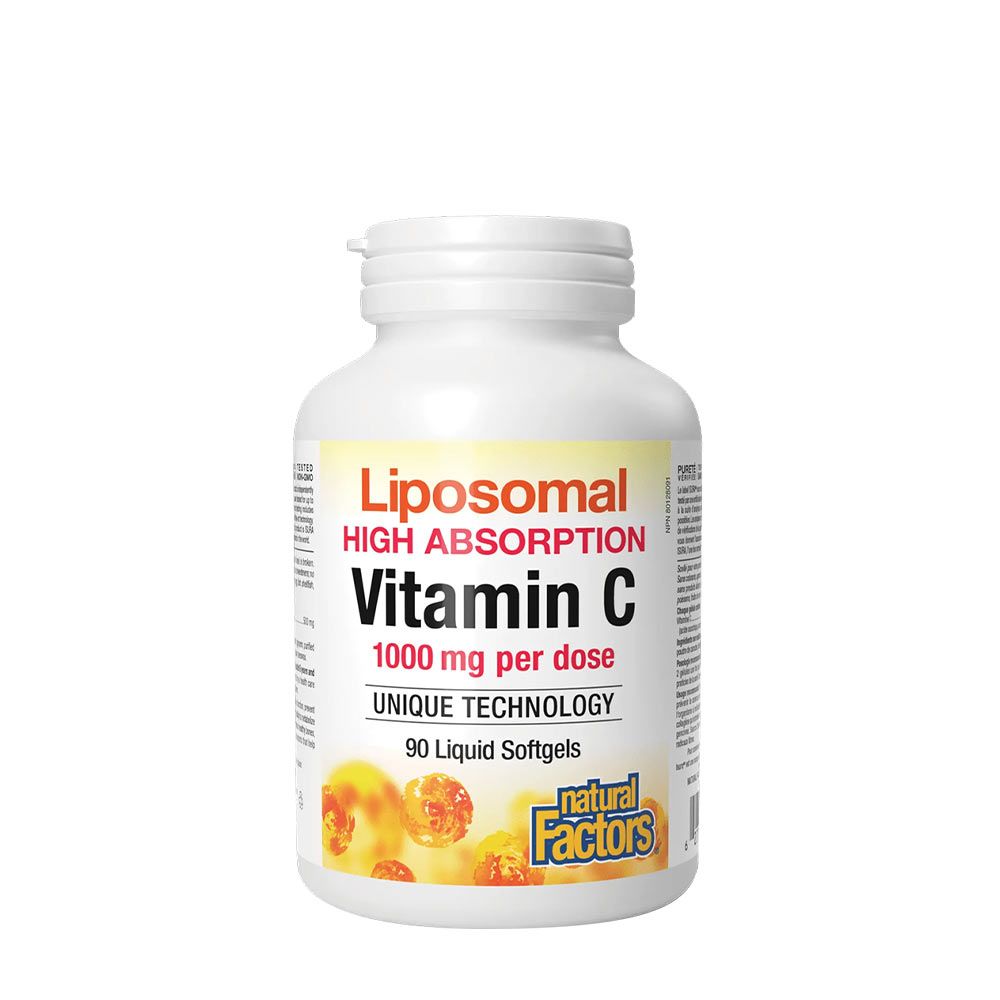 NATURAL FACTORS - LIPOSOMAL VITAMIN C - 90 KAPSZULA NATURAL FACTORS - LIPOSOMAL VITAMIN C - 90 KAPSZULA