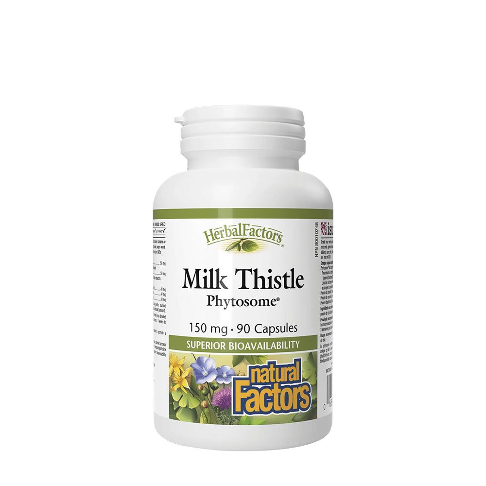 NATURAL FACTORS - MILK THISTLE PHYTOSOME 150 MG - 90 KAPSZULA