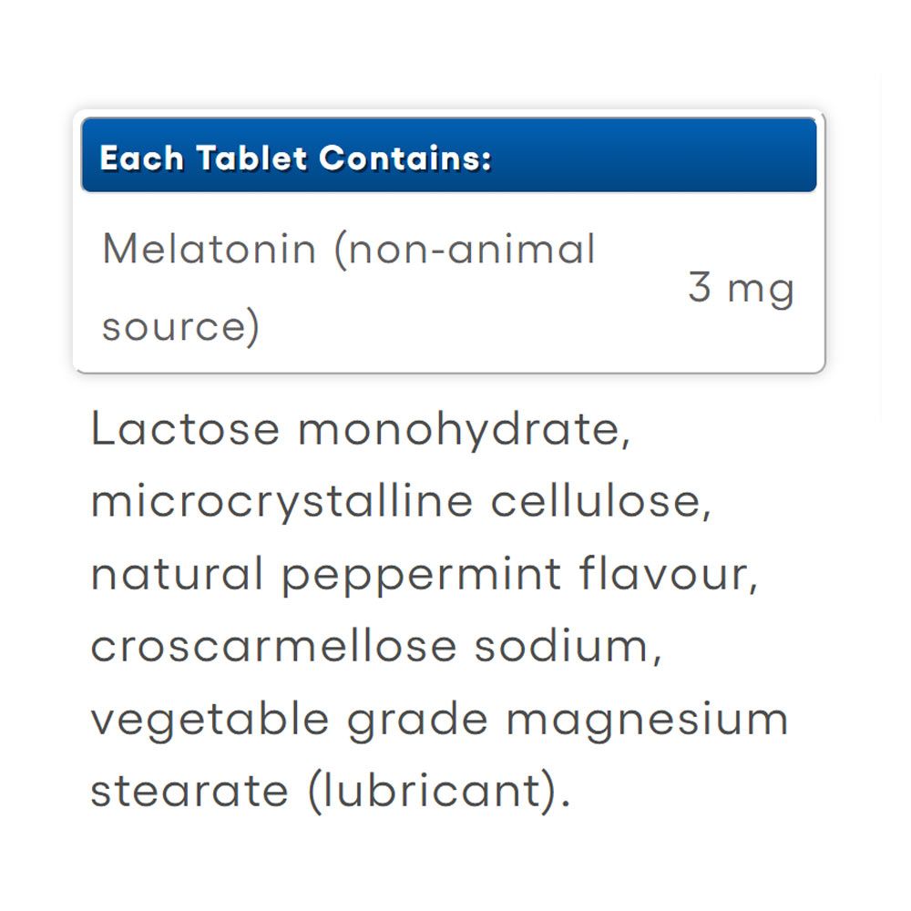 NATURAL FACTORS - MELATONIN 3 MG - 90 TABLETTA