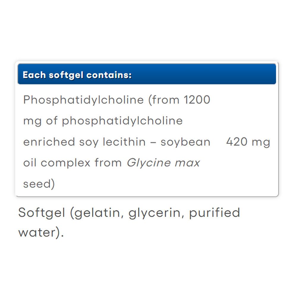 NATURAL FACTORS - PHOSPHATIDYL CHOLINE 420 MG - 90 KAPSZULA NATURAL FACTORS - PHOSPHATIDYL CHOLINE 420 MG - 90 KAPSZULA