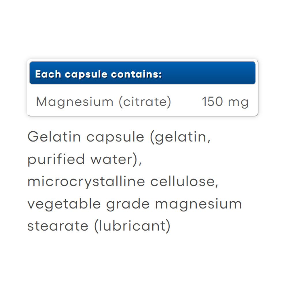 NATURAL FACTORS - MAGNÉZIUM CITRÁT 150 MG - 90 KAPSZULA NATURAL FACTORS - MAGNÉZIUM CITRÁT 150 MG - 90 KAPSZULA