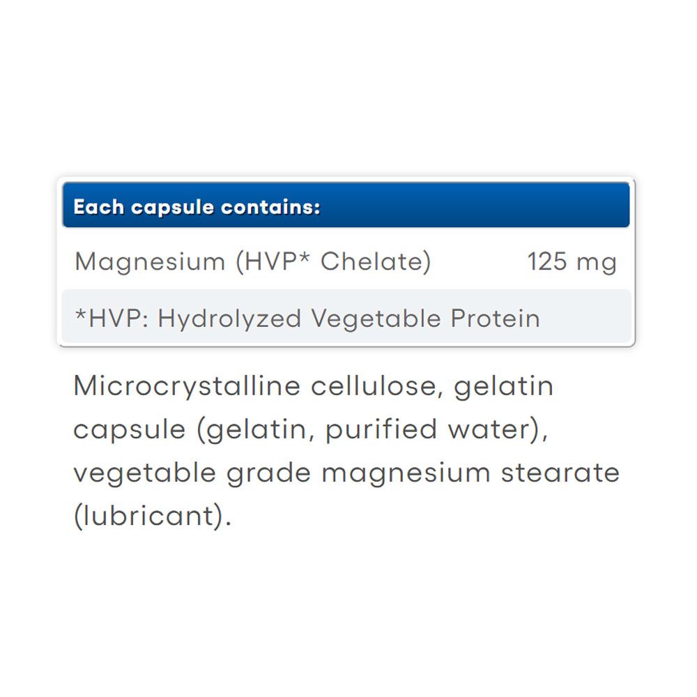 NATURAL FACTORS - MAGNÉZIUM KELÁT 125 MG - 90 KAPSZULA