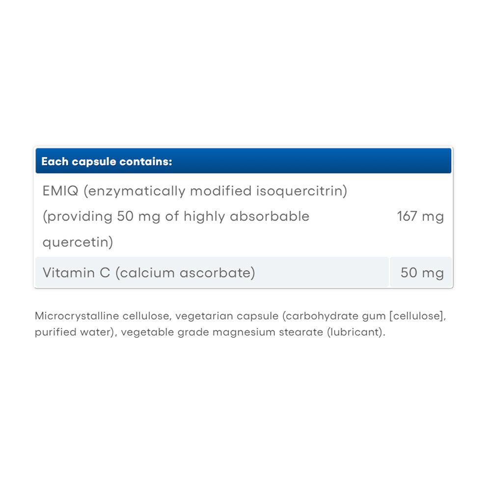 NATURAL FACTORS - BIOACTIVE QUERCETIN EMIQ 50 MG - 60 KAPSZULA NATURAL FACTORS - BIOACTIVE QUERCETIN EMIQ 50 MG - 60 KAPSZULA
