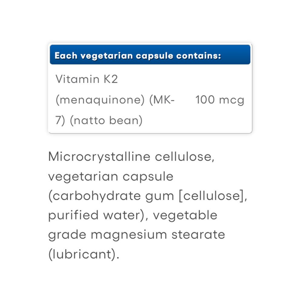 NATURAL FACTORS - VITAMIN K2 100 MCG - 60 KAPSZULA