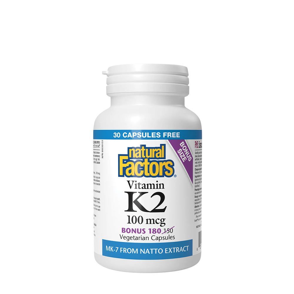 NATURAL FACTORS - VITAMIN K2 100 MCG - 60 KAPSZULA