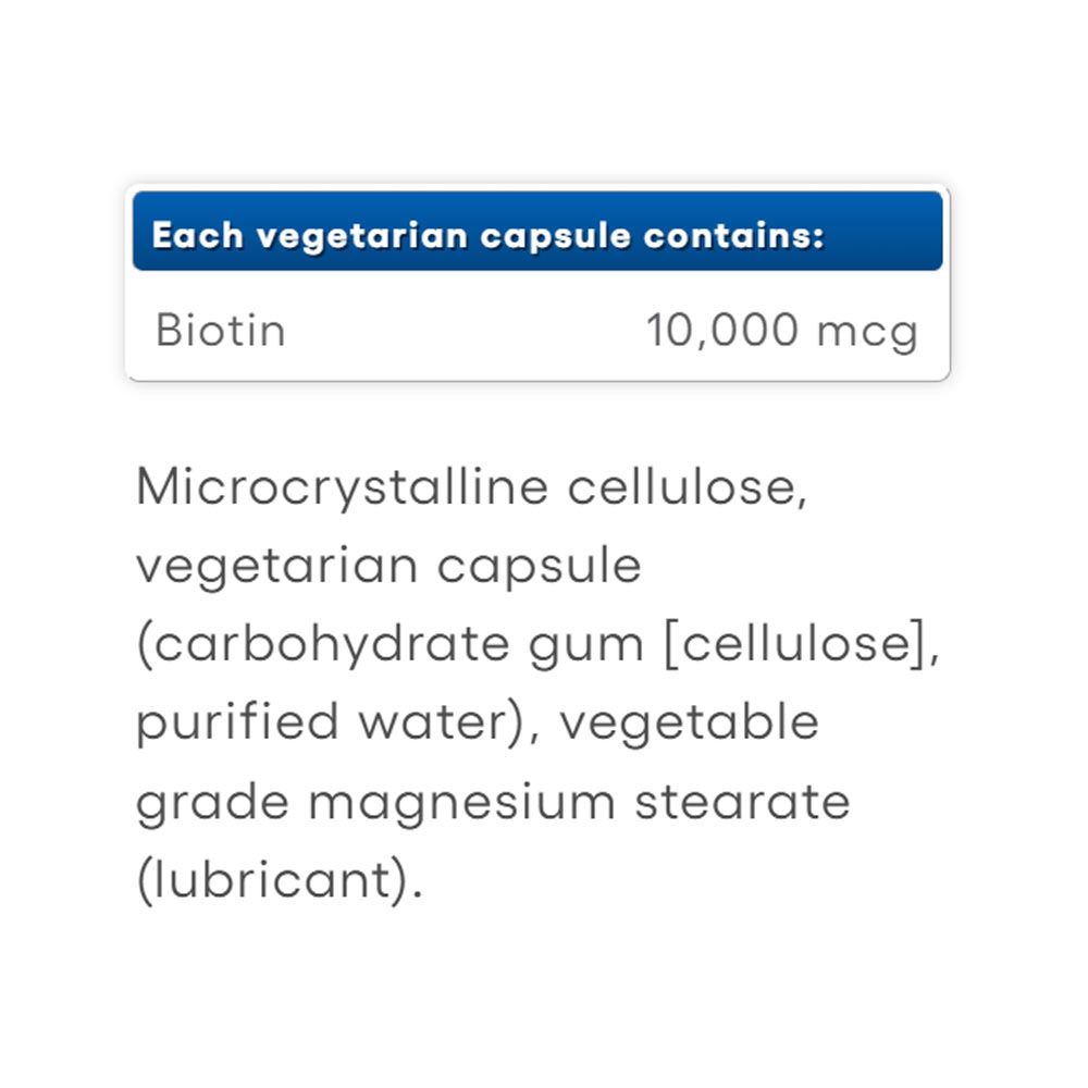 NATURAL FACTORS - BIOTIN EXTRA STRENGTH 10,000 MCG - 60 KAPSZULA NATURAL FACTORS - BIOTIN EXTRA STRENGTH 10,000 MCG - 60 KAPSZULA