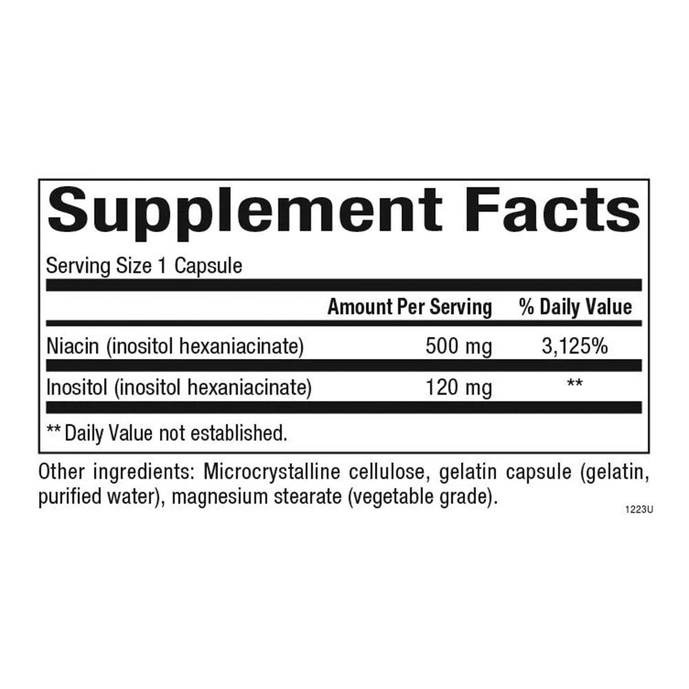 NATURAL FACTORS - NIACIN 500 MG - 90 KAPSZULA NATURAL FACTORS - NIACIN 500 MG - 90 KAPSZULA