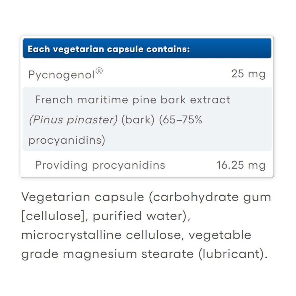 NATURAL FACTORS - PYCNOGENOL 25 MG PINE BARK EXTRACT - 60 KAPSZULA NATURAL FACTORS - PYCNOGENOL 25 MG PINE BARK EXTRACT - 60 KAPSZULA