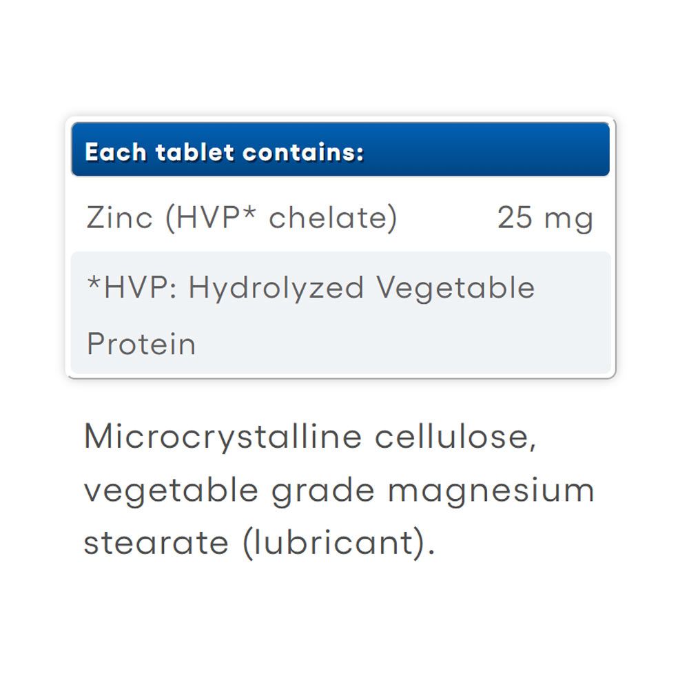 NATURAL FACTORS - ZINC CHELATE 25 MG - 90 TABLETTA NATURAL FACTORS - ZINC CHELATE 25 MG - 90 TABLETTA